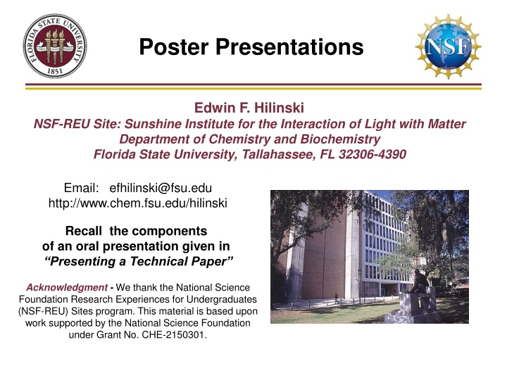 poster presentations