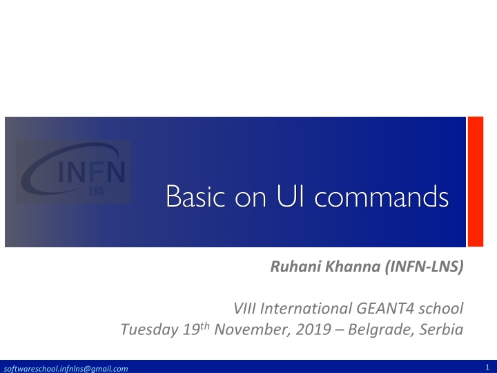 basic on ui commands