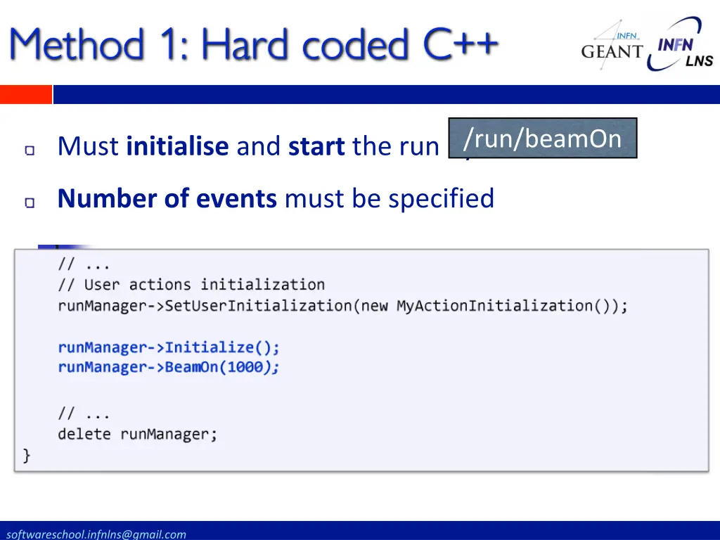 method 1 hard coded c