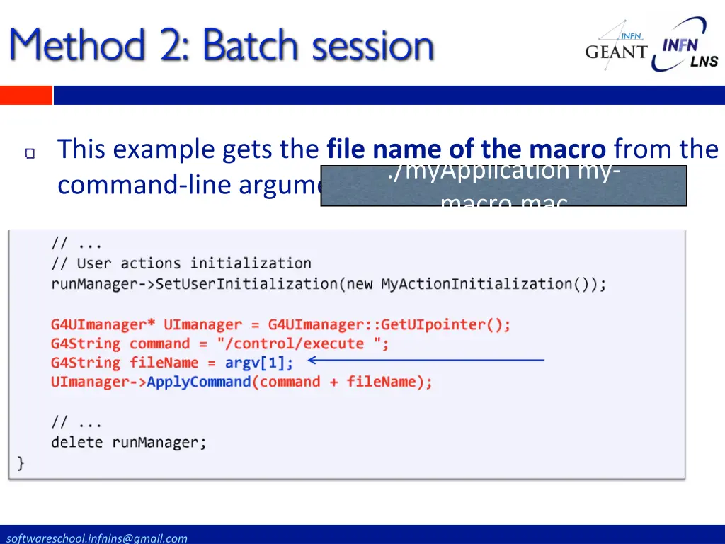 method 2 batch session