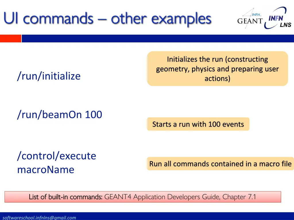 ui commands other examples