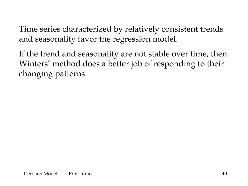 time series characterized by relatively