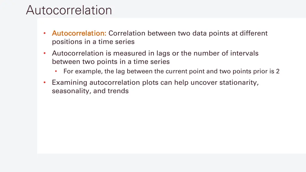 autocorrelation