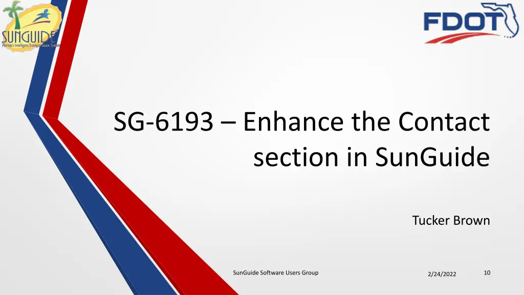 sg 6193 enhance the contact section in sunguide