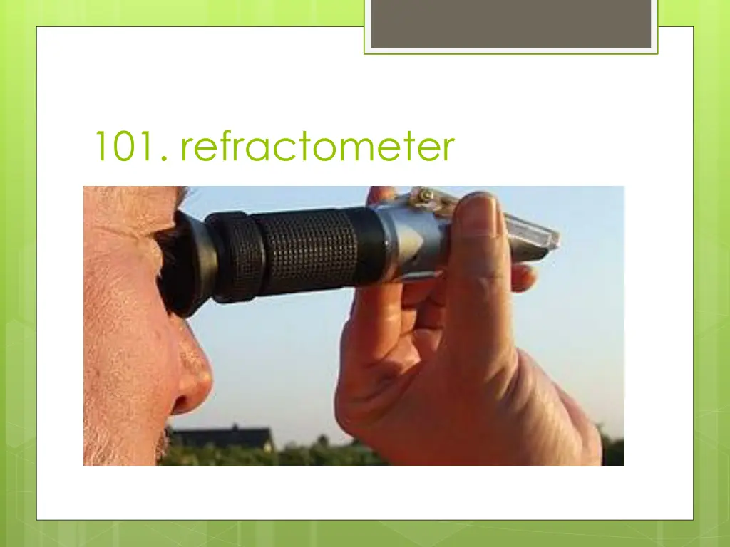 101 refractometer