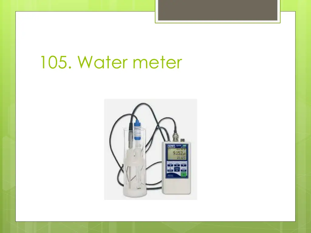 105 water meter