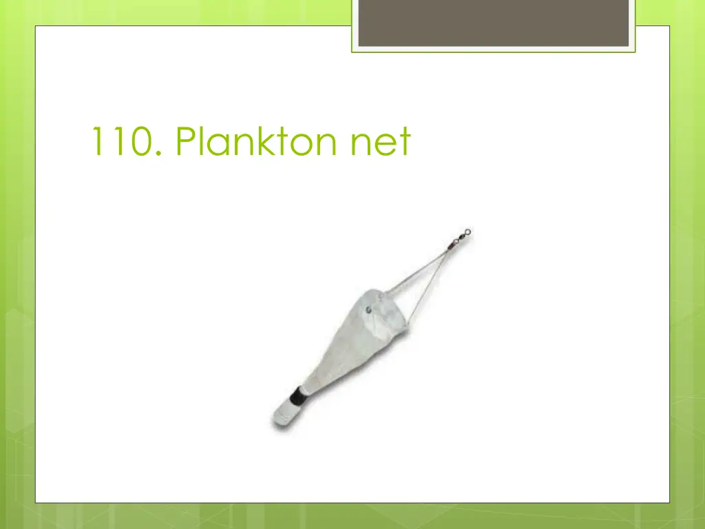 110 plankton net