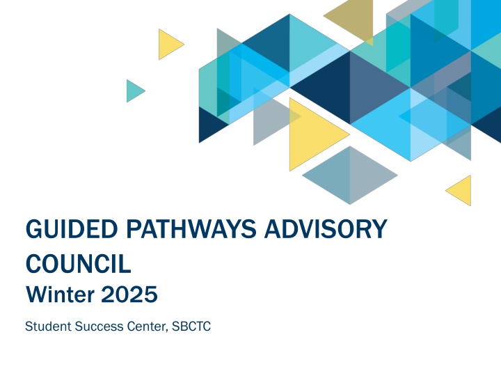 guided pathways advisory council