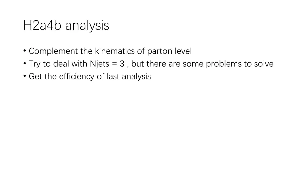 h2a4b analysis