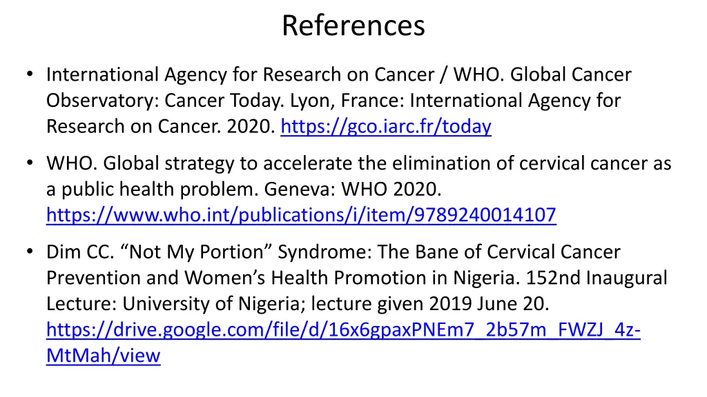 references