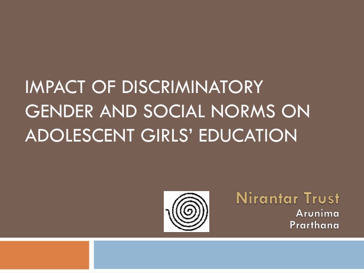 impact of discriminatory gender and social norms