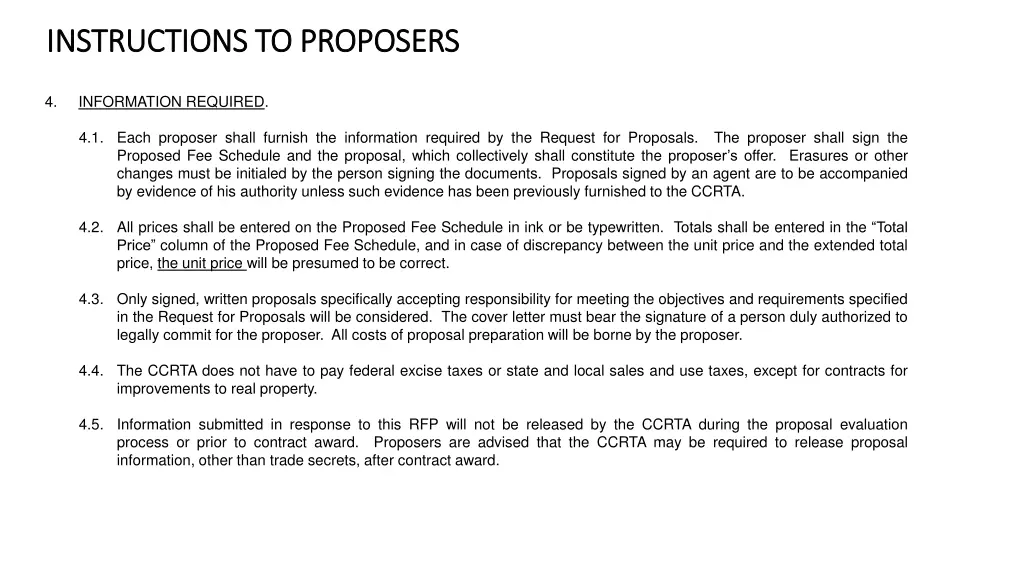 instructions to proposers instructions 1