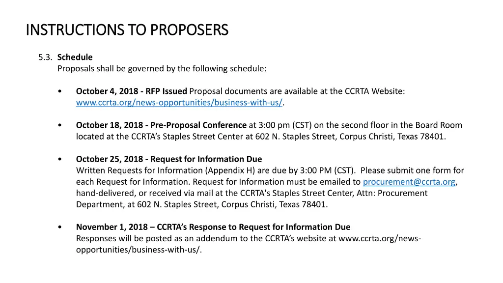 instructions to proposers instructions 3