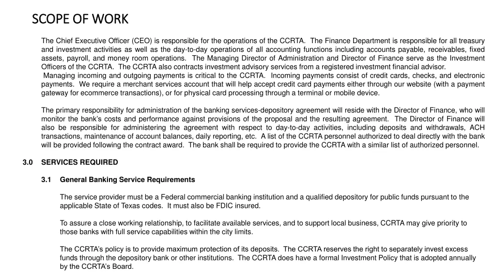 scope of work scope of work 1
