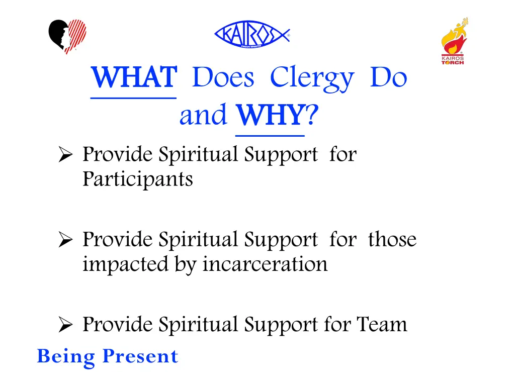 what does clergy do and why provide spiritual