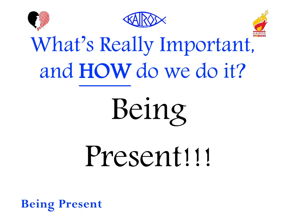 what s really important and how being present