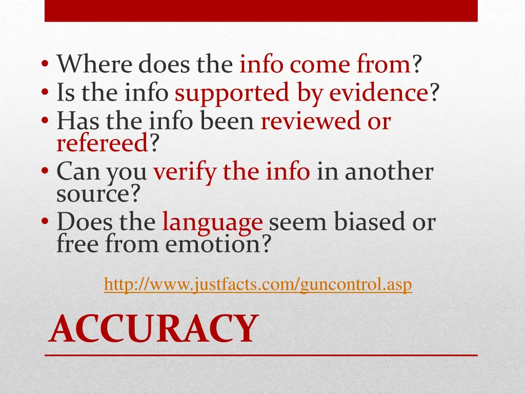 where does the info come from is the info