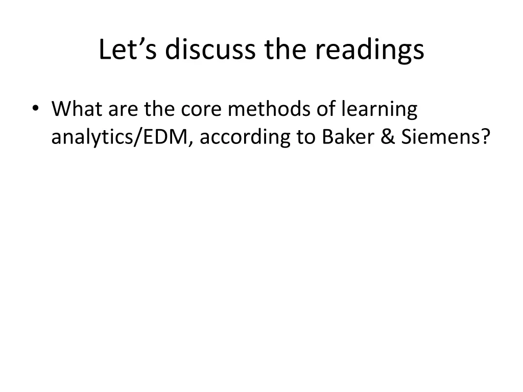 let s discuss the readings 2