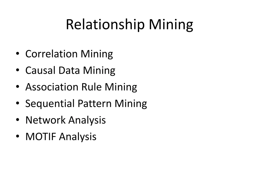 relationship mining 1