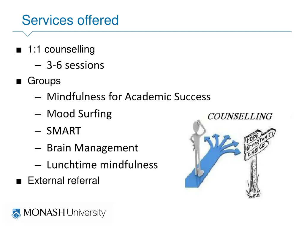 services offered