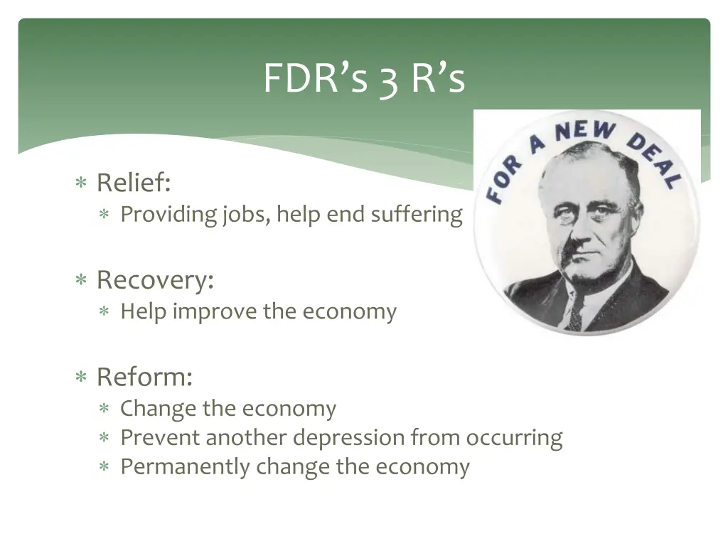 fdr s 3 r s