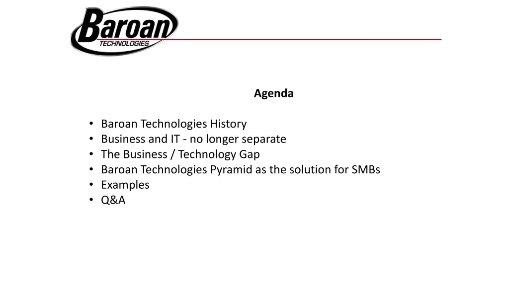 agenda