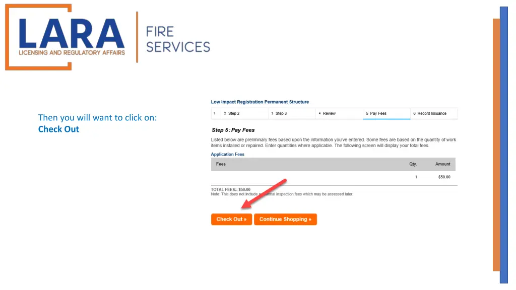 then you will want to click on check out