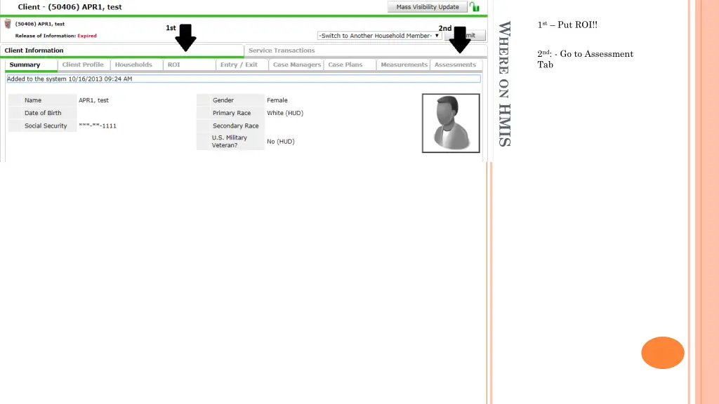 1 st put roi