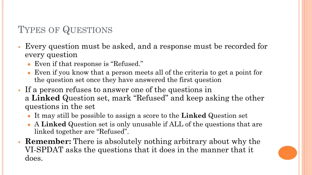t ypes of q uestions 1