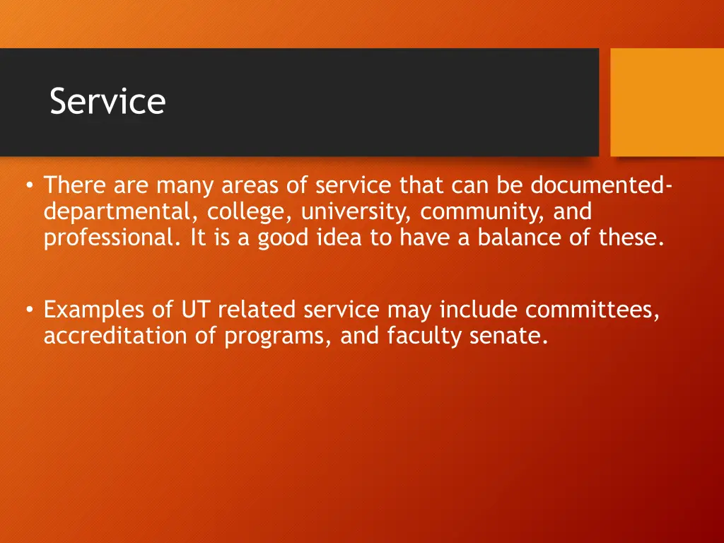 service