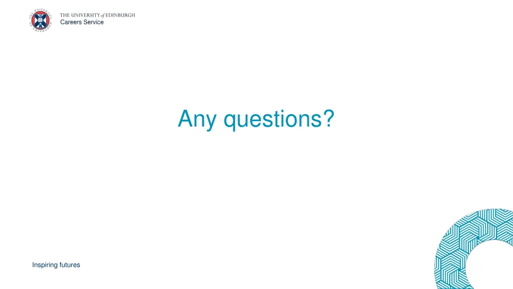 any questions