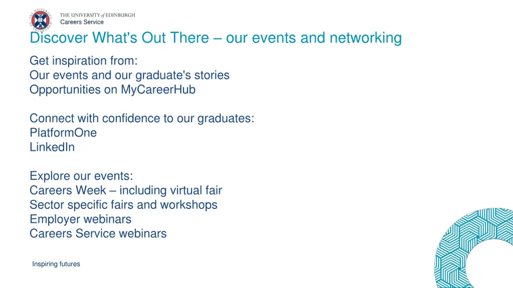 discover what s out there our events