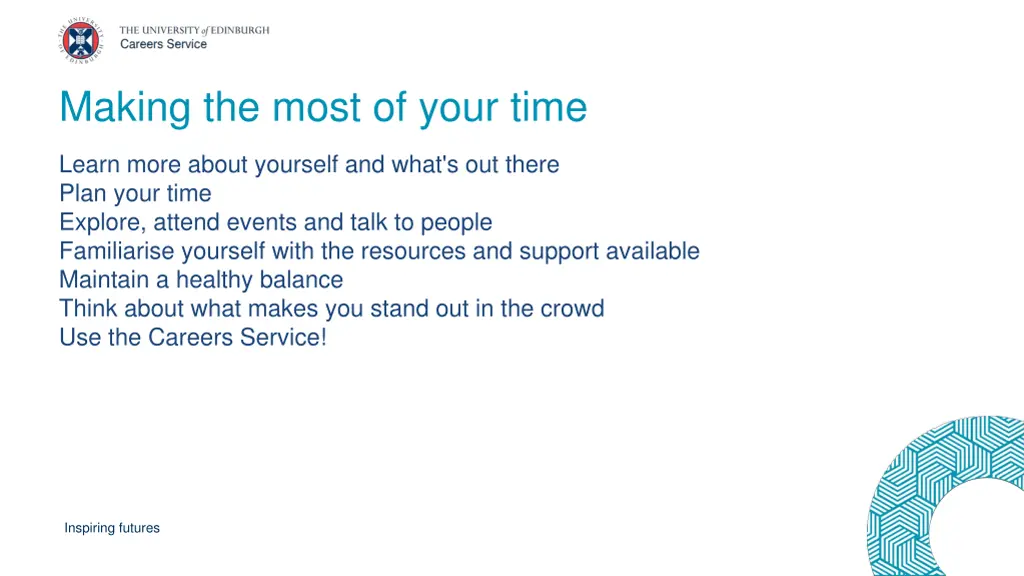 making the most of your time