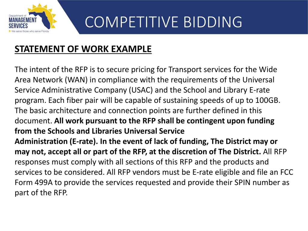 competitive bidding 13