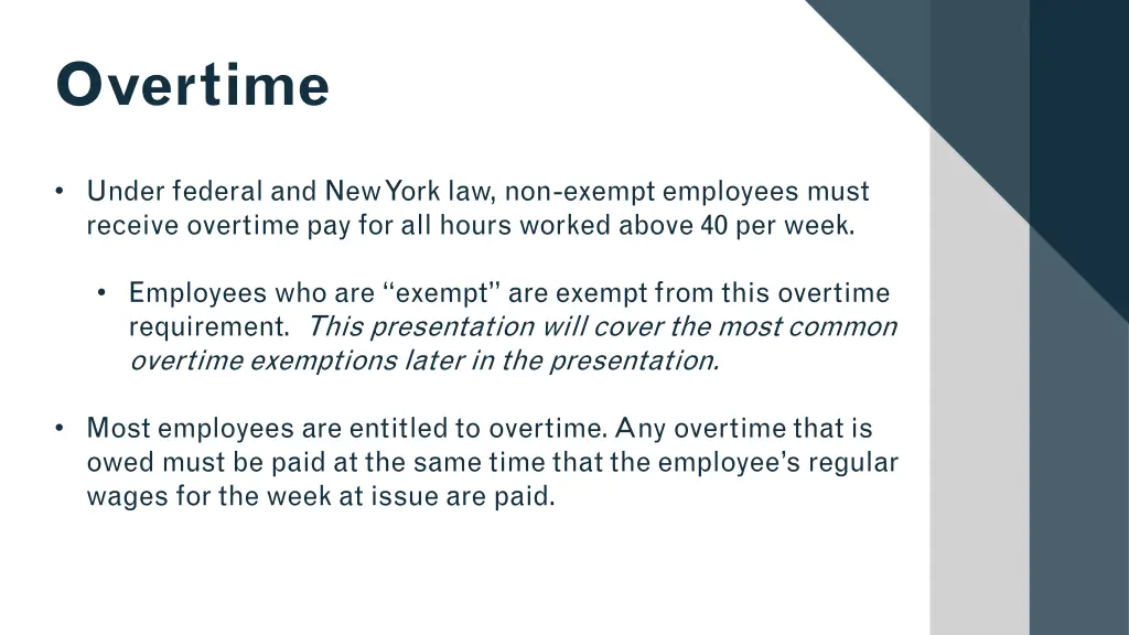 overtime