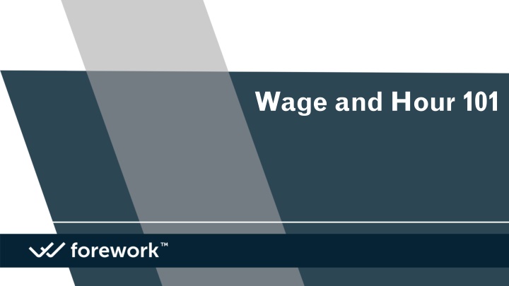 wage and hour 101