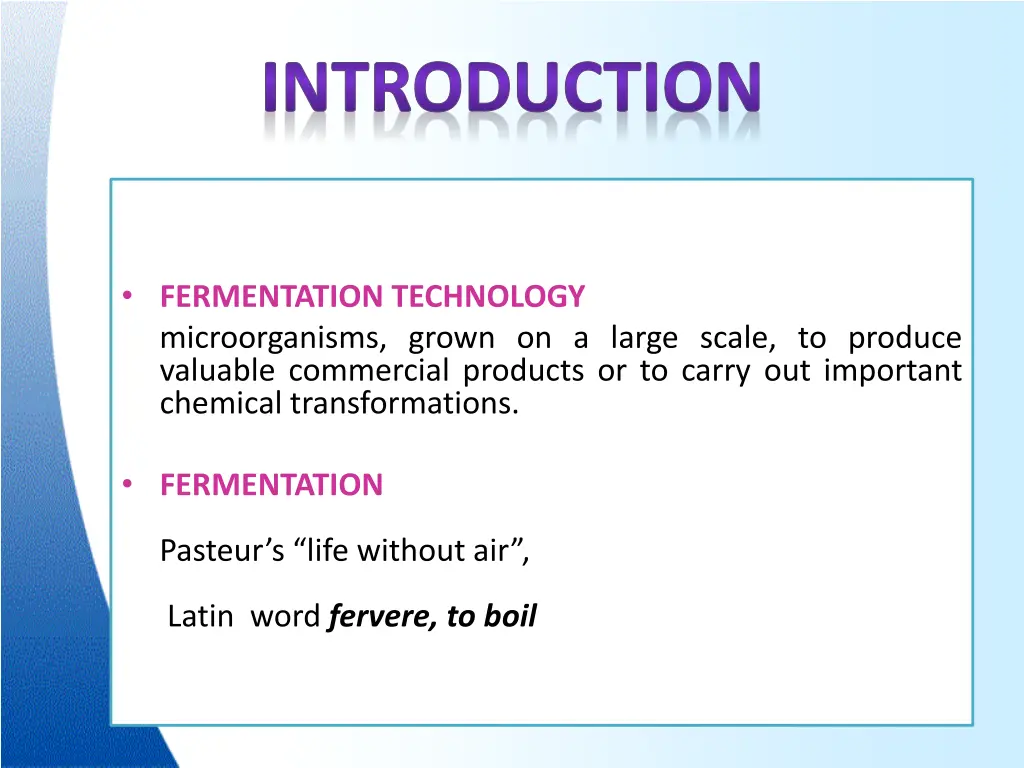 introduction