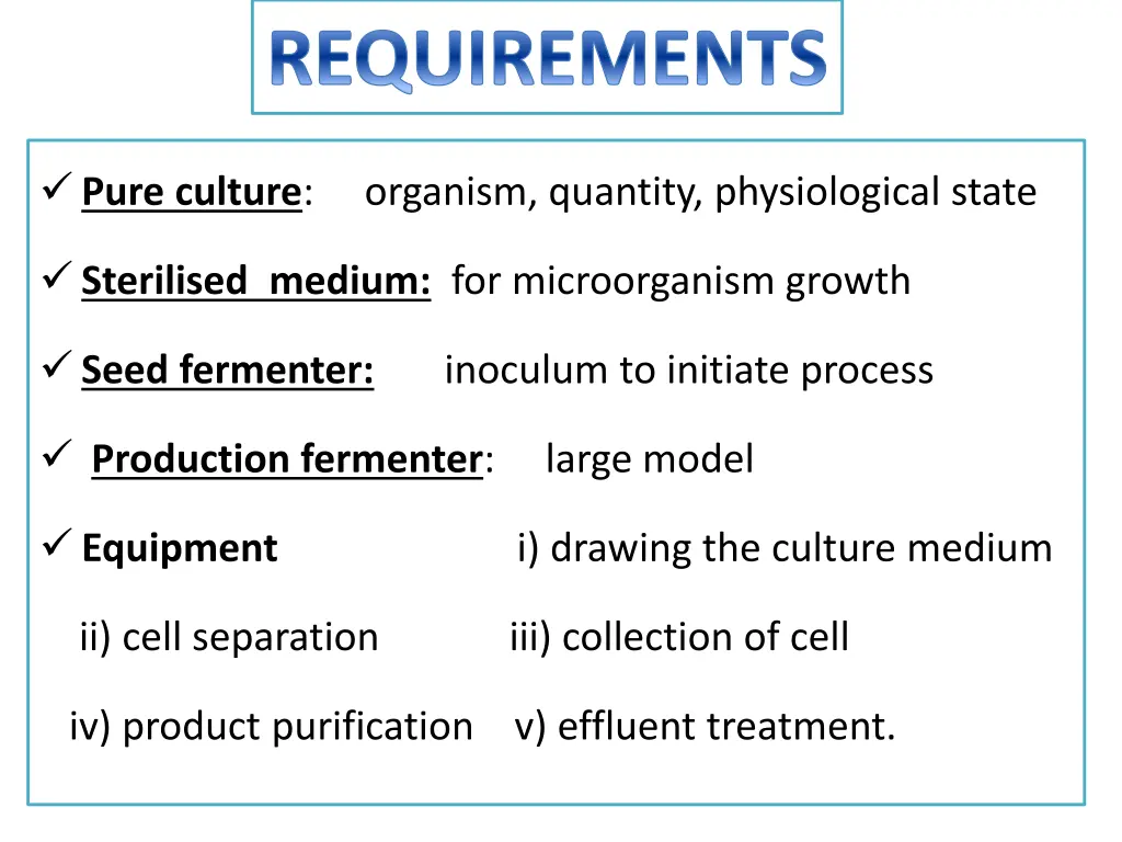 requirements