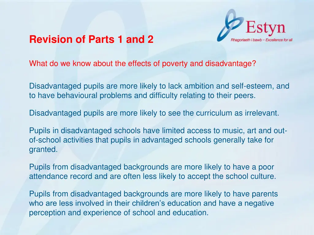revision of parts 1 and 2 1