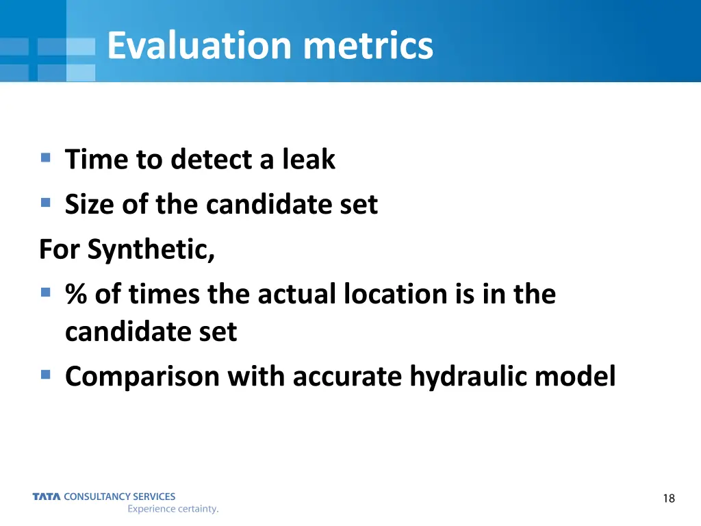 evaluation metrics