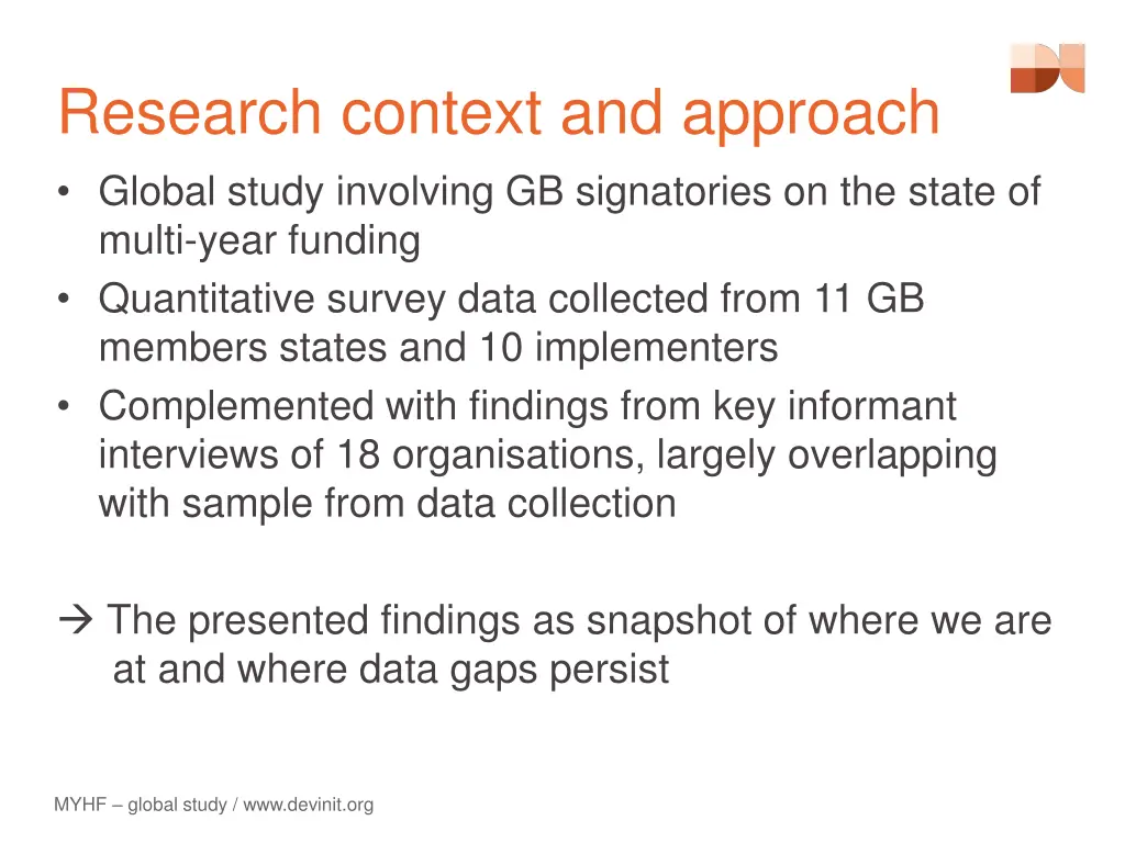research context and approach