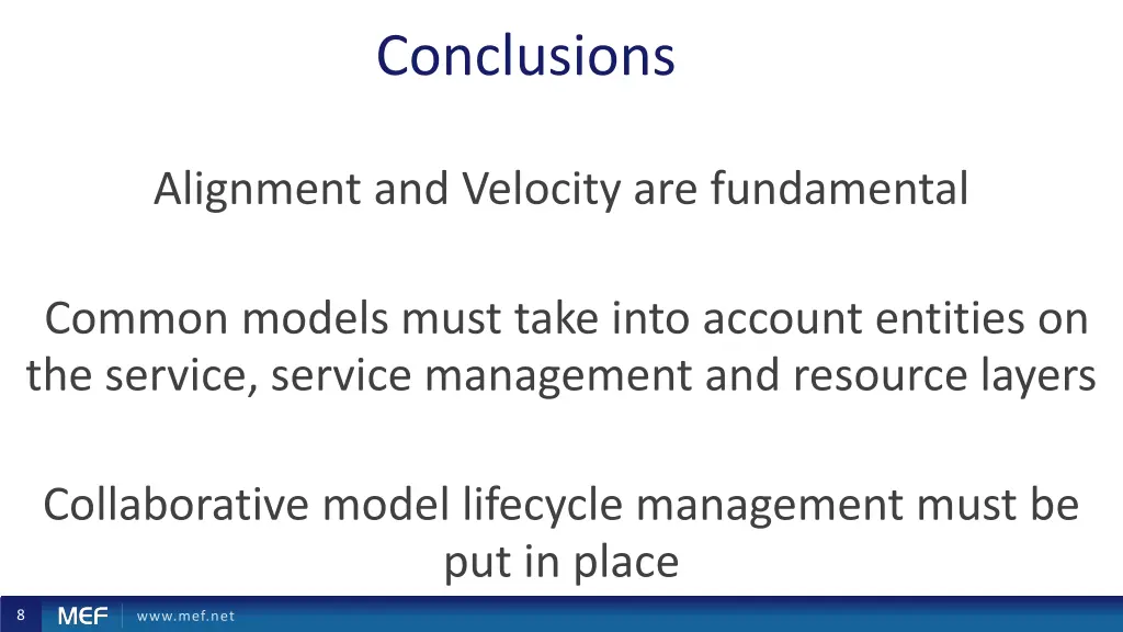 conclusions