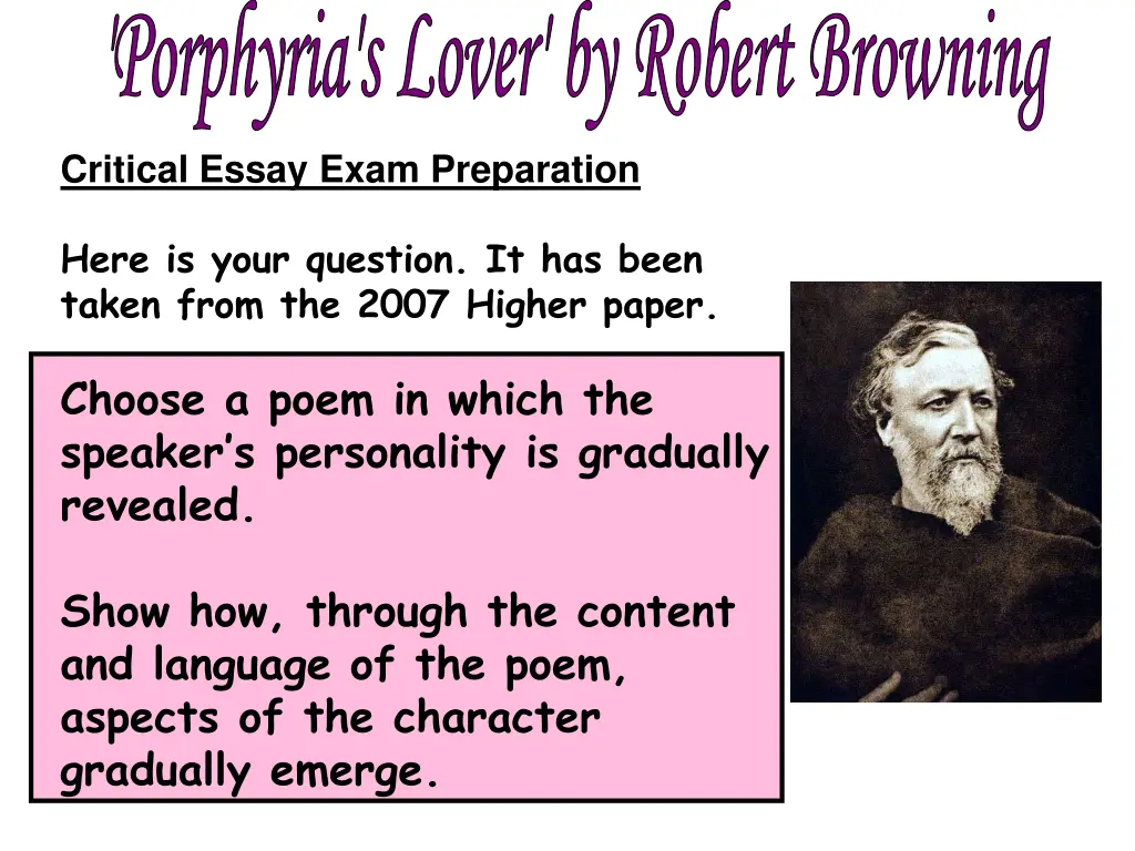 porphyria s lover by robert browning 3