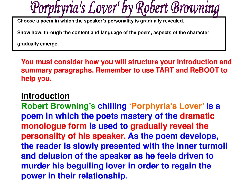 porphyria s lover by robert browning 7