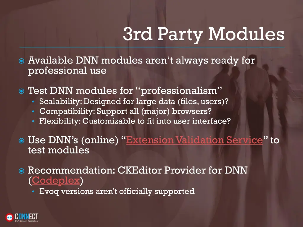 3rd party modules