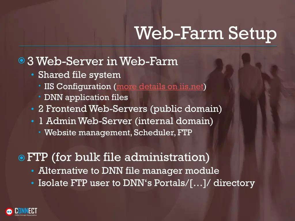 web farm setup