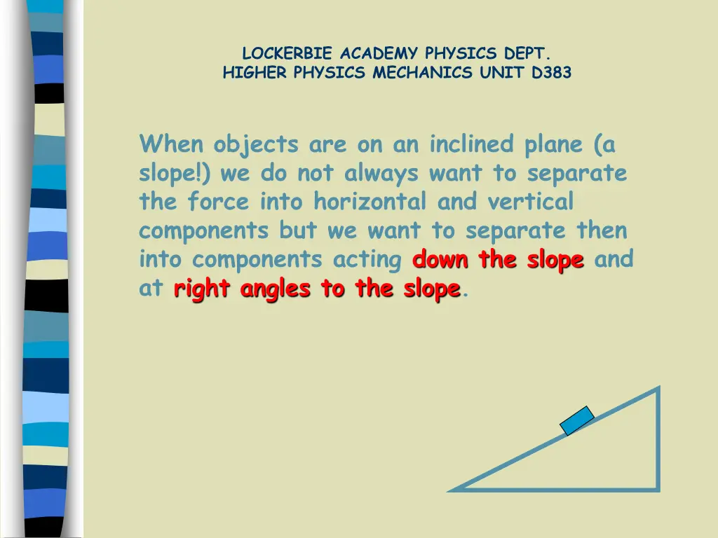lockerbie academy physics dept higher physics 2