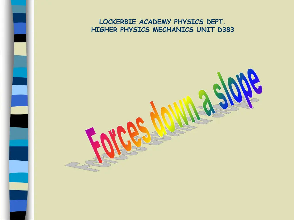 lockerbie academy physics dept higher physics