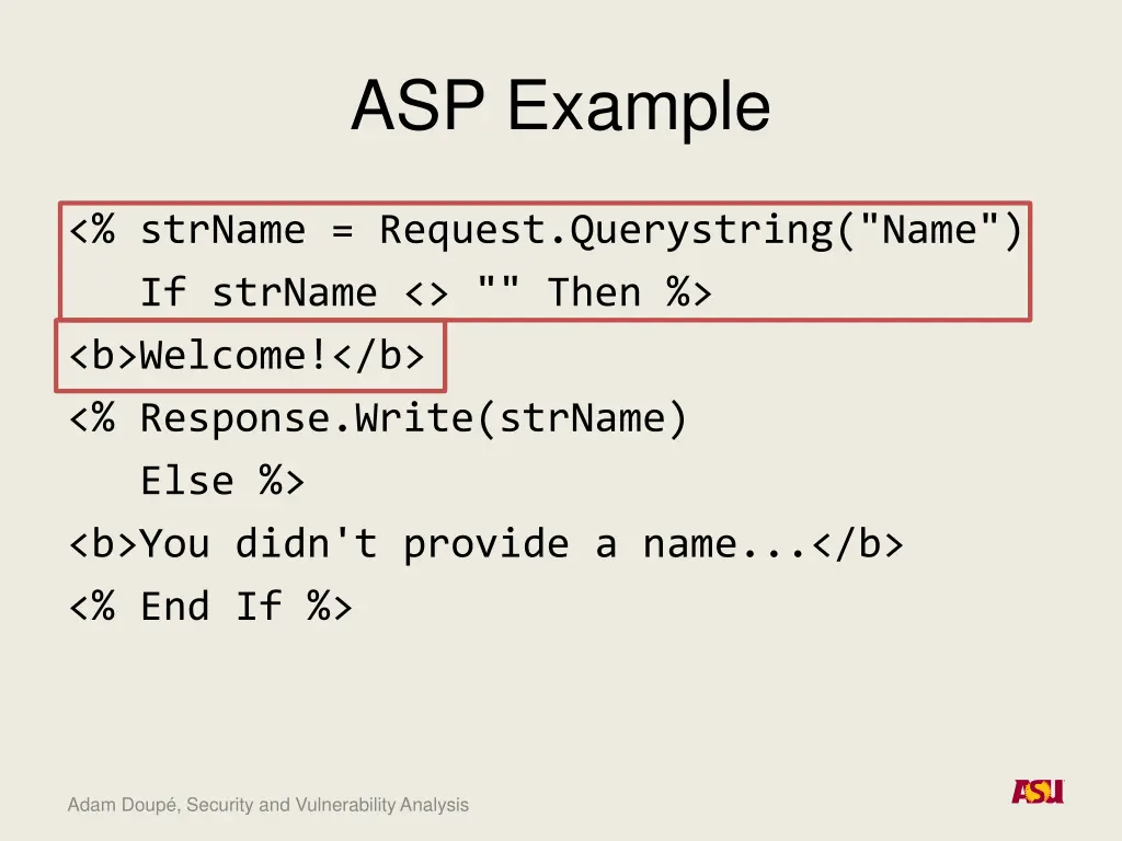 asp example