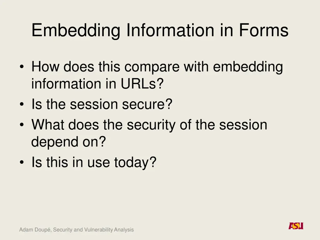 embedding information in forms 1